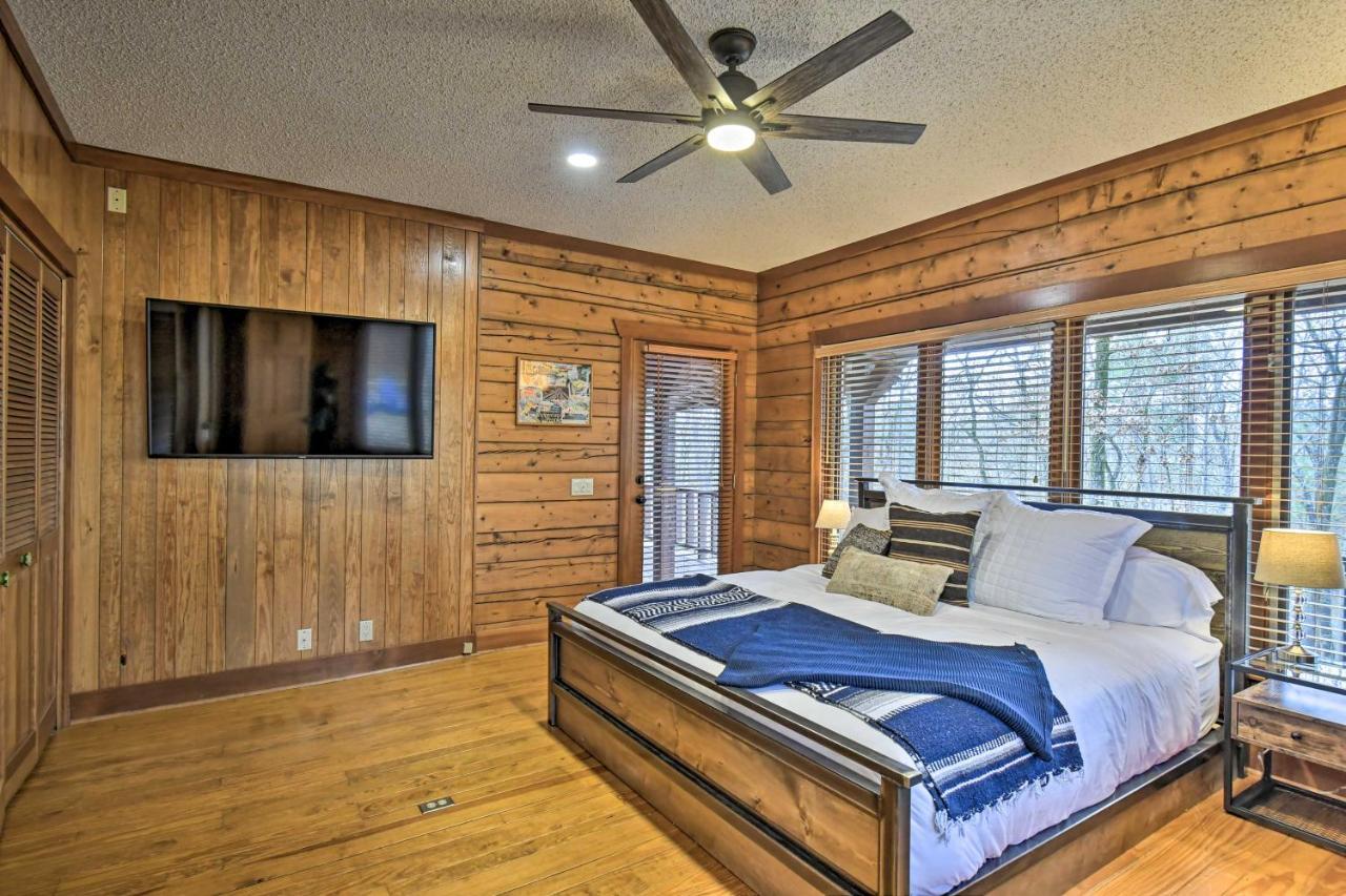 Hilltop Hot Springs Log Cabin With Hot Tub And Grill! Exterior foto